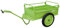 VITO - Brouette Agricole Acier Charge Max 130Kg Chariot de Jardin avec Frein Petite Remorque A Main 2 Roues 100x96x78.5 cm