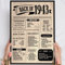 82 Geburtstag Geschenk, Alte Zeitung Holzbild Back in 1943 Vintage personalisierbar zum Hinstellen/Aufhängen opt. beleuchtet, 82 Geburtstag Frau, 82 Geburtstag Mann, 82. Geburtstag, 82 Geburtstag Deko
