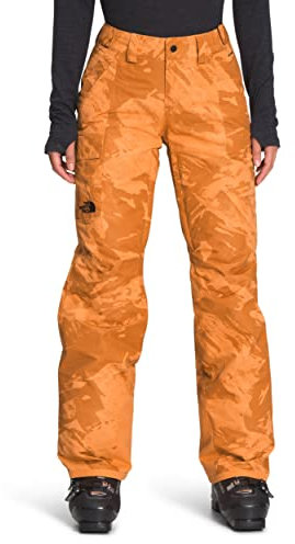 The North Face Damen Freedom Insulated Pant, Topas Tonal Mountainscape Print, Medium Regular