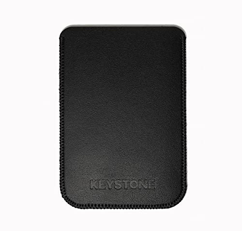 Keystone Cryptocurrency Wallet Black PU Leather Case, Premium Protective Case