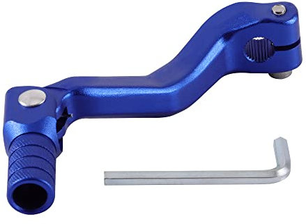 GOOFIT Aluminiumlegierung Zahnradhebel Blue Shift Hebel Schaltpedal Klappradhebel Austausch füR Cb250 Motocross ATV Dirt PitBike