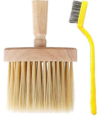 Luxus-Reinigungsbürsten-Set, weiche Borsten, tiefenreinigend, für Auto/Couch/Desktop/Tastatur/Möbel, 2 Stück