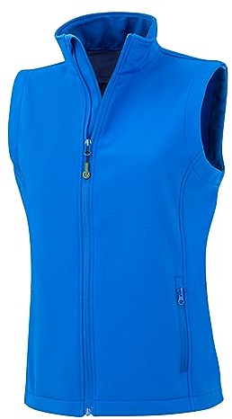 Womens Recycled 2-Layer Printable Softshell Bodywarmer