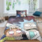 LENTLY Rick und Morty Bettwäsche Bettbezug-Set Mikrofaser, Bettbezug Reißverschluss Und Kissenbezug Für Schlafzimmer, Weiche Bequemer Single（135x200cm）