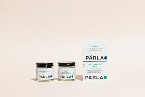 PÄRLA Original MOUTHWASH Duo | Oral Probiotic Mouthwash | Healthy Immune System | Supports Oral Microbiome | Plastic Free | Vegan | Alcohol Free