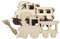 30 Stück 10,2 cm unlackierte Holz-Zug-Ausschnitte Basteln Holzeisenbahn zum Bemalen von Zugformen Ausschnitte Malen Holz Autos hängende Ornamente DIY Geschenkanhänger für Zuhause Party Dekoration