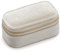 Small Jewellery Box Plush Velvet - Travel Jewelry Organizer for Necklaces Rings Earrings Necklace Bracelets Travel JewelleryBox White, 4903