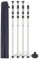 REDCAMP Telescopic Tarp Poles Set of 4, Aluminium Extendable Adjustable Tent Poles, Multipurpose Camping Extension Pole for Tarp Awning Canopy Porch Sun Sails Tarpaulin Headroom 2.3M