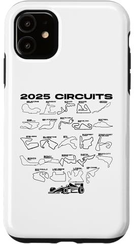 iPhone 11 Formula Racing 2025 Circuits Race Car Men's Formula Case