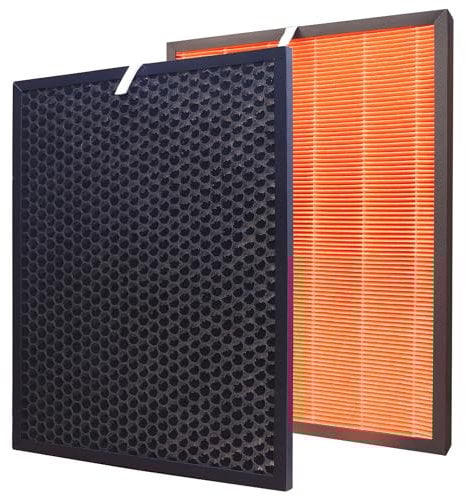 117130 Air Purifier HEPA Filter Replacement for Winix HR950 & HR1000 ZERO PRO ZERO/j air purifier True hepa filter and activated carbon filter replacement Compare to Part # 117130