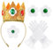Goenb Prinzessin Kostüm Zubehör, 4 Stück Set Von Prinzessin Krone Ohrringe Handschuhe Brosche Dress up Für Frauen Für Karneval Halloween Birthday Cosplay