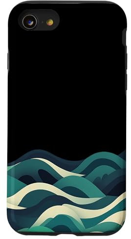 Abstract Ocean Waves Art Case for iPhone SE (2020) / 7 / 8