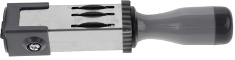 OFFSCH Uhrzeit Stempel Mit Griff Verstellbarer Datumsstempel Hand-zeitstempel Für Eingangsabwicklungen Datei-zubehör