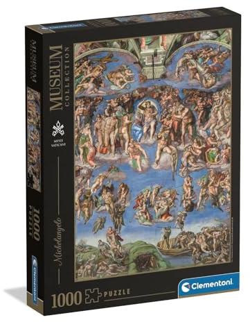 Clementoni Puzzle Museul Vaticani Universal Judgement 1000 Stücke - Puzzle für Erwachsene 14-99 Jahre, Geschenk für Mann und Frau, Made in Italy, 37079