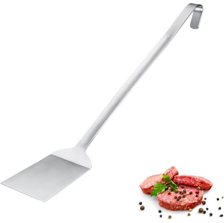 Westmark Wender Pro – Edelstahl Pfannenwender mit Aufhängehaken – Perfekt für Pfanne, BBQ & Profiküche – Praktische Pfannenschaufel – Silber, 45cm