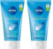 NIVEA Erfrischendes Waschgel, sanftes Reinigungsgel mit Vitamin E und Lotusblume, milde Gesichtsreinigung belebt die Haut und spendet Feuchtigkeit (150 ml) (Packung mit 2)