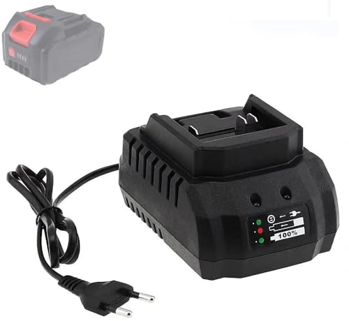 BAAQII Li-Ionen-Batterie Schnellladegerät Lade Ersatz für Makita18V 21V BL1415 BL1815 BL1830 BL1850 Elektrowerkzeug EU Stecker