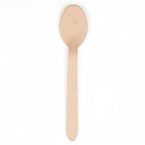 Papstar 400 Holzlöffel Suppenlöffel Holzbesteck pure 15,7cm