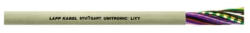 UNITRONIC® LiYY Datenleitung 3 x 0.14 mm² ohne gn/ge Grau 100 m LappKabel
