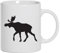 Shirtstreet24, ELCH, Schweden Skandinavien Kaffee Becher mit Motiv bedruckte Tasse Mug Kaffeebecher, Größe: onesize,Weiß