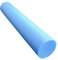 Grevinga® Pilates Rolle/Yoga Rolle in blau | 90cm lang | Durchmesser 15cm | hart | inkl. Übungsposter