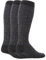 Workforce - 3 Pairs Mens Extra Long Knee High Thick Warm Wool Rich Knitted Boot Socks (WFH0035NVY)(Size: 6-11 UK)
