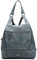 MISAKO Nili Diebstahlsicherer Rucksack - Kleiner und Geräumiger Damen-Casual-Rucksack, Anti-Diebstahl, Blau, 29 X 32 X 10 cm