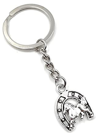 Onwomania - Sabot de Fer à Cheval Porte-clés - Porte-Bonheur en métal idéal comme Cadeau, par Exemple pour Le Meilleur ami, Le Meilleur ami, Maman - pour Hommes, Femmes et Enfants