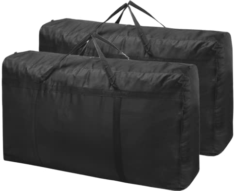 Lifeforce Storage Bags with Zips, Moving Bags (180L Value Pack, Set of 2)