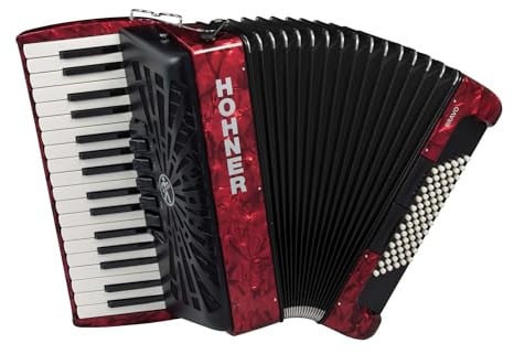 HOHNER BRAVO III 72 ROJO A16632 SILENTKEY