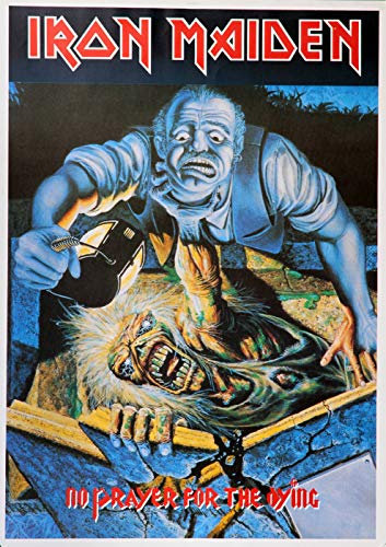Premium Poster/Plakat | DIN A1 | Wanddeko | Live Konzert Veranstaltung » Iron Maiden - No Prayer for Thew Dying, 1990 «