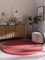benuta Nest Sisal Naturfaser Teppich Sana - Rot Rund 250 cm - Robuster Teppich für Esszimmer & Wohnzimmer - 100% Sisal Naturfaser - Zeitloses Design