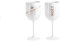 2X Moet & Chandon Ice Imperial Champagner-Glas aus Acryl Champagner Gläser-Set in weiß Weinglas Sektglas