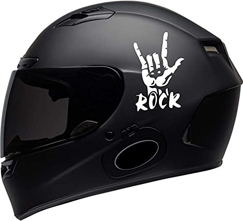 myrockshirt Rock Heavy Metal Heavy Metal Hand 2 x Aufkleber f. Helm Motorrad Motorradhelm Bike Biker Sticker