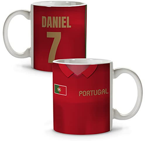 LolaPix Taza Portugal. Tazas fútbol. Tazas Personalizadas con Nombre. Taza Desayuno fútbol. Regalos Personalizados. Varios diseños. Portugal