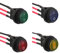 EPLZON 4 pièces 12V 20A étanche rond avec lumière interrupteur à bascule 3 broches SPST interrupteur avec 20cm pré-câblé pour voiture bateau RV camion (multicolore)
