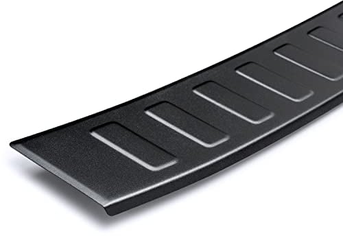 tuning-art L3014 Edelstahl Ladekantenschutz passend für Seat Leon 4 KL ST Cupra Leon ST 2020- Pulverbeschichtet, Farbe:Schwarz Pulverbeschichtet