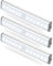 tuare Motion Sensor Light Indoor, 12 LEDs 120LM Bright Closet Light, USB Rechargeable Battery Powered Wardrobe 3 Modes Auto On/Off LED Strip Magnet Under Cupboard - Cool White