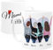 Cupdarling® Tasse Personnalisable Cadeau Mamie Avec 3 Petite-Filles - Cadeau Anniversaire Mamie - Cadeau Fete Des Meres - Mug Original Pour Mamie - 330 mL Céramique