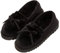 Sisttke Damen Winter Plüsch Hausschuhe Komfort Warme Home rutschfeste Pantoffeln Weiche Fellschuhe Slippers,Schwarz-D,38 EU