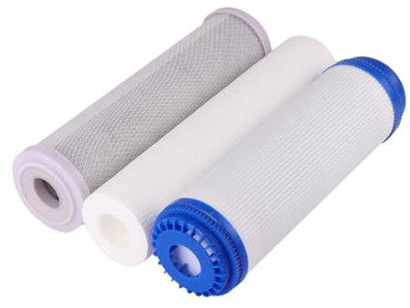 Housoutil Filtreur Eau Domestique PP Coton Actif Remplacement Cartouche Filtration pour Purificateur Robuste Compatible Osmosis