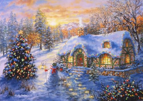 Puzzle 2000 Teile - Christmas Cottage