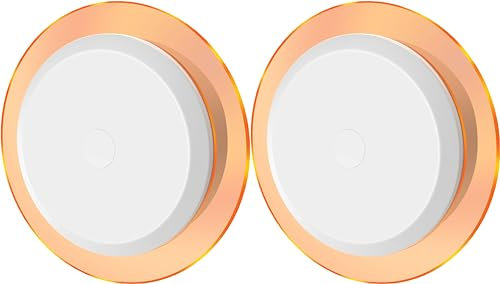 Northpoint 2er-Set LED Nachtlicht mit Bewegungssensor, USB-Anschluss, drei Betriebsarten 1600K, rund