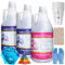 Tief Gießen Epoxidharz mit Härter - 120oz / 3L Blasenfreies Epoxid Harz für 5-10 cm Gießtiefen - 2:1 Kristallklares Epoxy Resin Gießharz für Harz Handwerk, Flusstische, Kunstharz, Holzguss, Holz