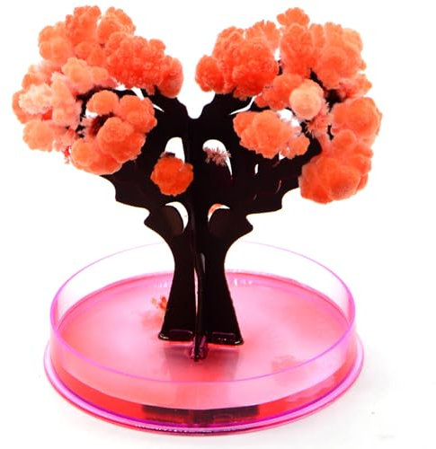 Magic Sakura Arbre Mini Papier Arbre Magie de Croissance de Noël Arbre de Noël Coeur en Forme Magique Arbre Bricolage de Culture kit nouveauté Toy Cadeau pour Les Enfants décor de la Saint-V