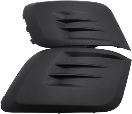 SHLPDFM 1 par de tiras de parrilla de parachoques delantero para Peugeot Partner Citroen Berlingo 2015-2019 1613564580 (delantero derecho + izquierdo)