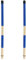 LNQ LUNIQI 1 Paar Drum Sticks Bambus Hot Rods Drumsticks Professionelle Drum Brushes Hochwertige Jazz Drumsticks für Rute Jazz, Blau
