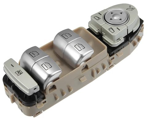 LNCZX Coche Interruptores de Botón para Benz S Class A2229052004, Eléctrico Interruptor Mando Elevalunas Pulsador Ventana Botonera Interruptor Piezas Relés