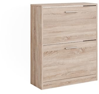 Vicco Schuhschrank Gizmo, Sonoma, 59 x 72.5 cm | 2 Fächern, zur Aufbewahrung von Schuhen und kombinierbar mit Gizmo Möbeln