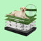 MEEXPAWS Extra Große Hundetoilette aus Kunstrasen mit Tablett/Faltbare Liner Base, Hundeklo für Wohnung & Balkon – 2 Robuste Gras-Ersatzsets & 2 Wiederverwendbare Hundeurinauflage – Töpfchentraining